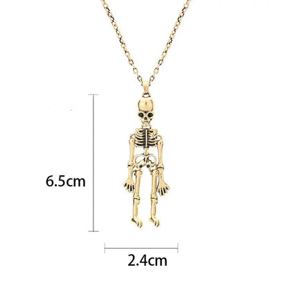 Ghost Festival Ghost Skull Bat Pumpkin Head Pendant Necklace - www.Shopthatapp.com #