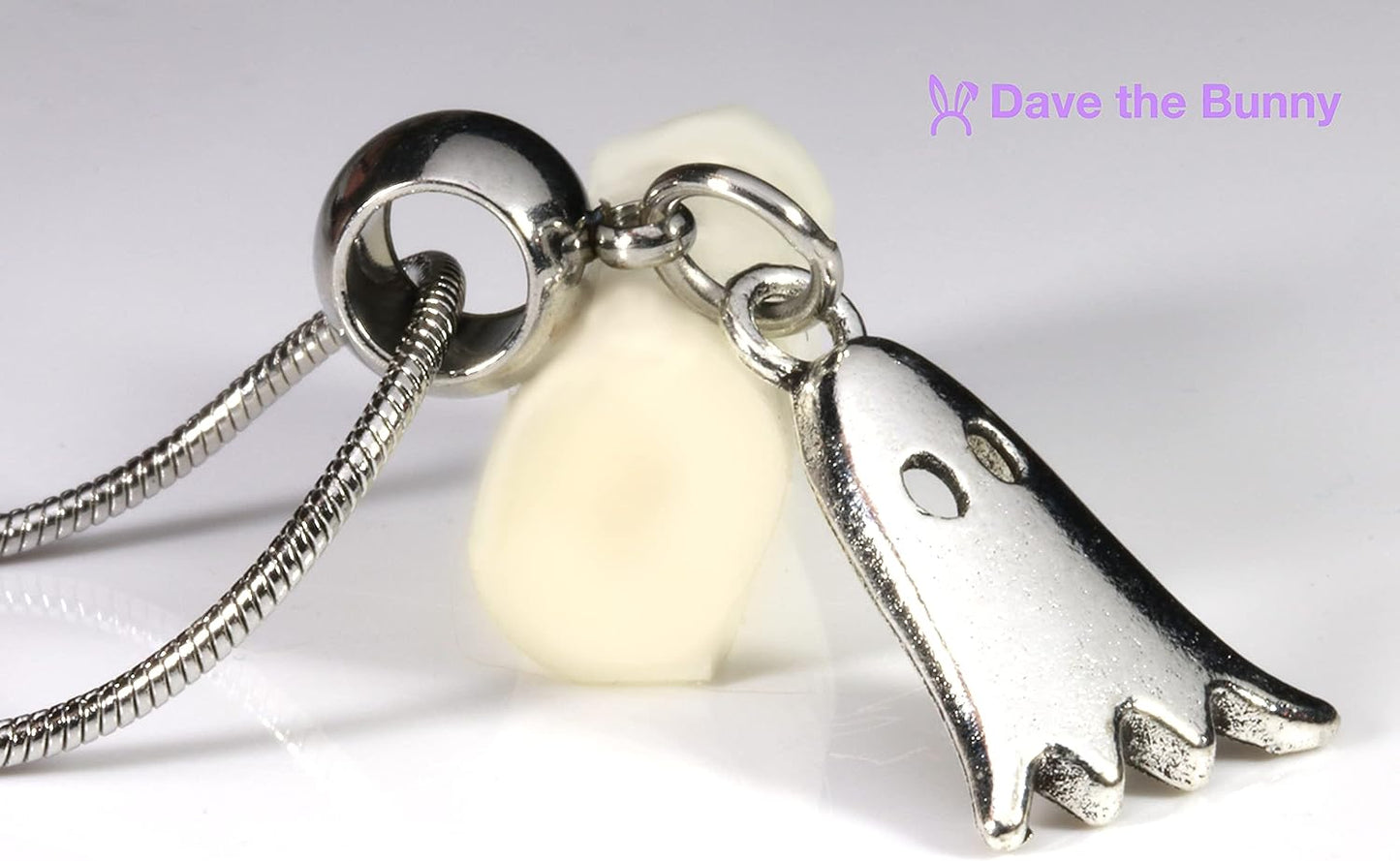 Ghost Necklace - Gothic Jewelry for Men and Women - Best Friend Gift - Spiritual Pendant - Trendy 100% Stainless Steel Chain Accessory - A Nice Ghost Pendant or Ghost Jewelry with Cute Ghost Charms - www.Shopthatapp.com #