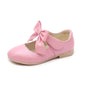 Girls Shoes White Leather Shoes Bowknot Girls Children Princess Shoes - www.Shopthatapp.com