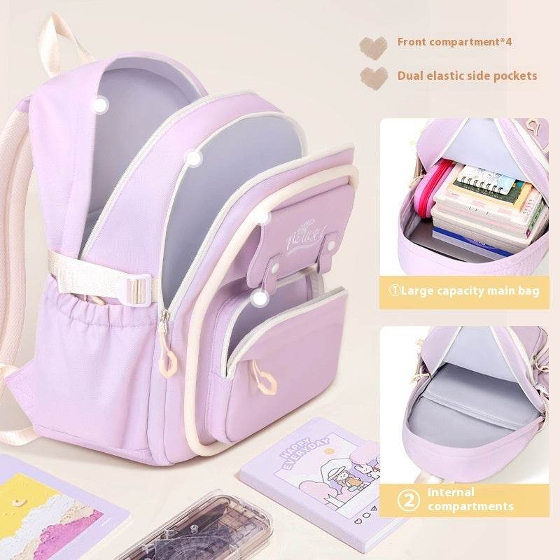 Girls' Super Lightweight Large Capacity Multi-compartment Waterproof Backpack - www.Shopthatapp.com #