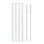 Glass Straws, Pearl Milk Tea Coarse Drinking Straws, Non-disposable Transparent Water Cups, Long Straws - www.Shopthatapp.com