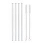 Glass Straws, Pearl Milk Tea Coarse Drinking Straws, Non-disposable Transparent Water Cups, Long Straws - www.Shopthatapp.com