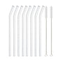Glass Straws, Pearl Milk Tea Coarse Drinking Straws, Non-disposable Transparent Water Cups, Long Straws - www.Shopthatapp.com