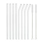 Glass Straws, Pearl Milk Tea Coarse Drinking Straws, Non-disposable Transparent Water Cups, Long Straws - www.Shopthatapp.com