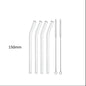 Glass Straws, Pearl Milk Tea Coarse Drinking Straws, Non-disposable Transparent Water Cups, Long Straws - www.Shopthatapp.com