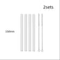 Glass Straws, Pearl Milk Tea Coarse Drinking Straws, Non-disposable Transparent Water Cups, Long Straws - www.Shopthatapp.com