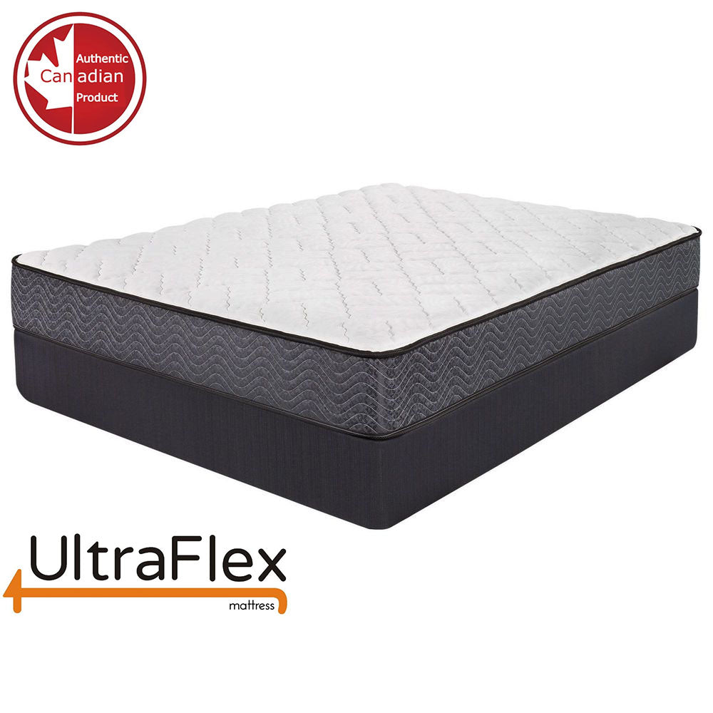 UltraFlex PRESTIGE - Orthopedic Heavy-Duty Hybrid HDCoils, with Posture Support High-Density Foam Casing, Low Motion Transfer (Made in Canada) - With Waterproof Mattress Protector - www.Shopthatapp.com