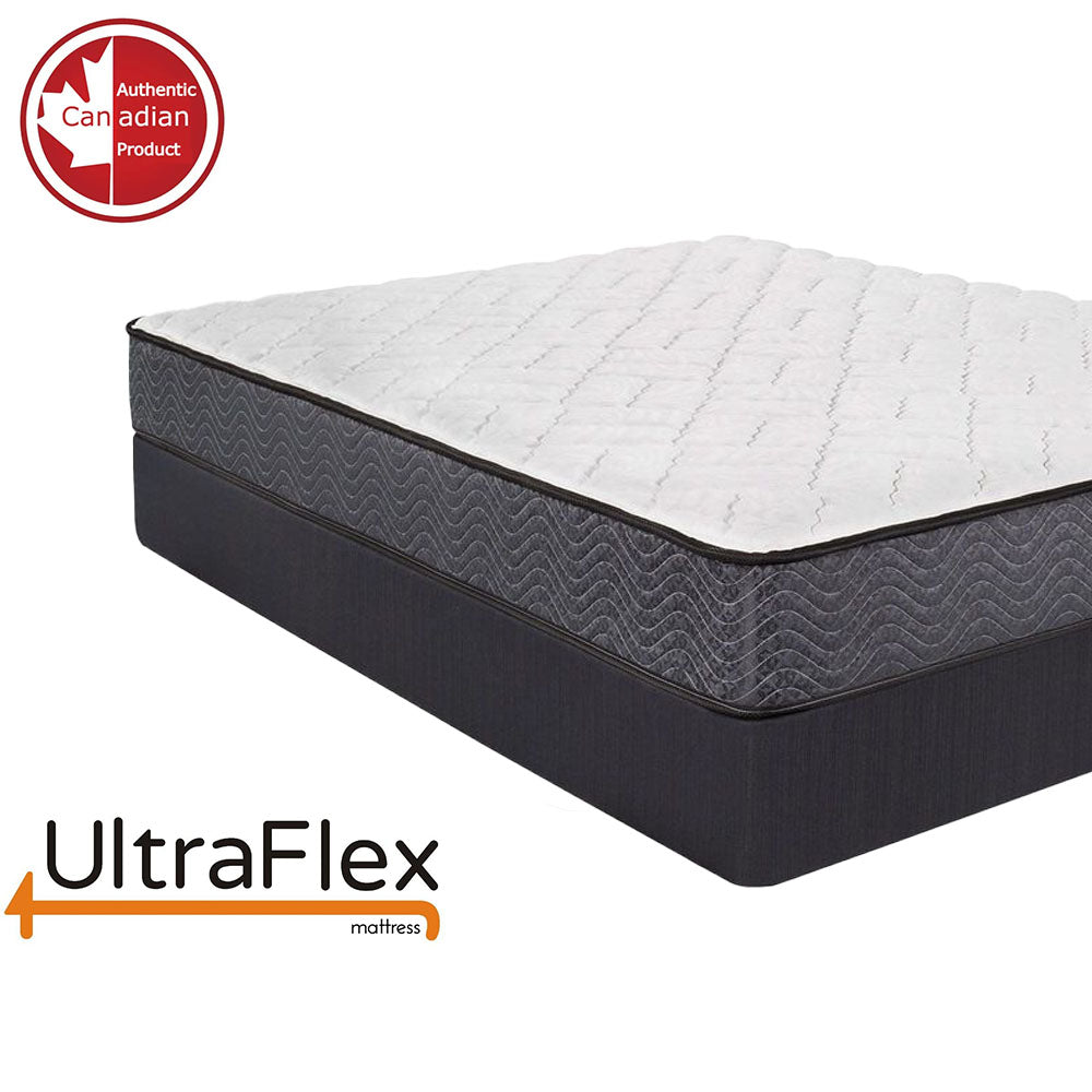 UltraFlex PRESTIGE - Orthopedic Heavy-Duty Hybrid HDCoils, with Posture Support High-Density Foam Casing, Low Motion Transfer (Made in Canada) - With Waterproof Mattress Protector - www.Shopthatapp.com