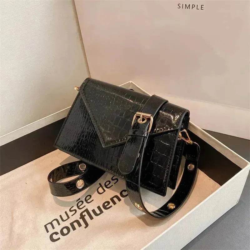 Glossy Stone Pattern Shoulder Crossbody HandBag - www.Shopthatapp.com #