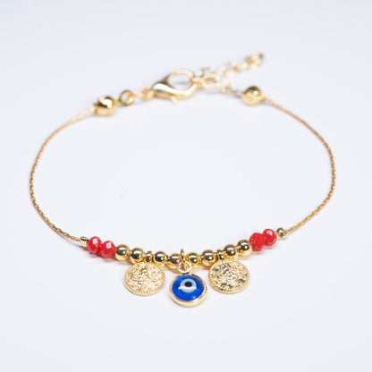 Evil Eye Gold Bracelet