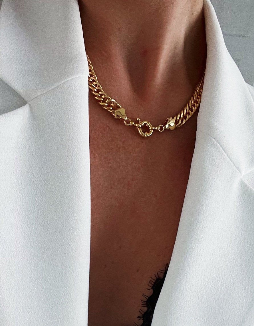 Chunky Interlink Chain - www.Shopthatapp.com
