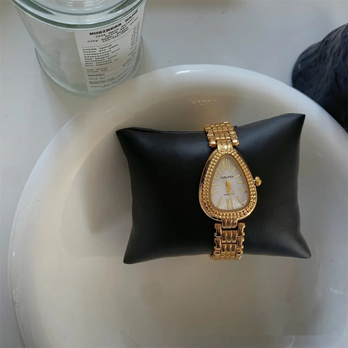 Golden Snake Head Gorgeous Chain Watch Women - www.Shopthatapp.com