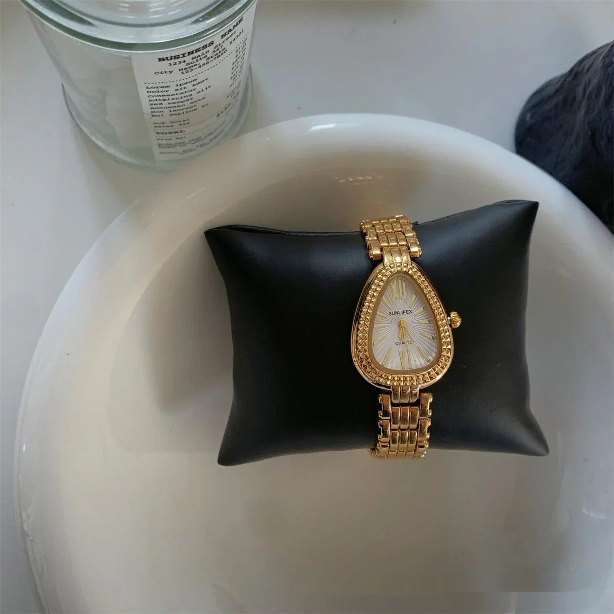 Golden Snake Head Gorgeous Chain Watch Women - www.Shopthatapp.com