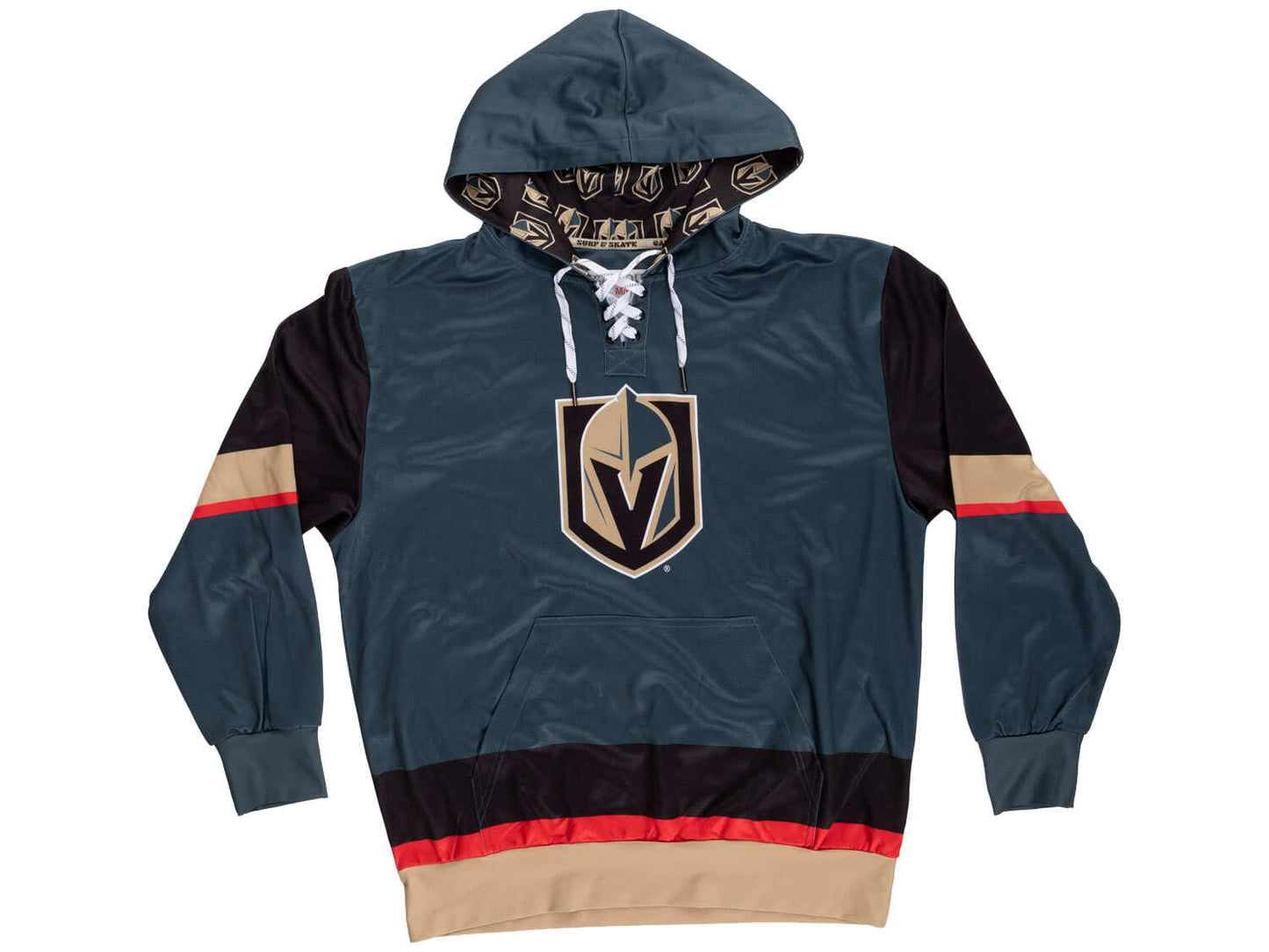 Vegas Golden Knights Hockey Lace Hoodie - www.Shopthatapp.com