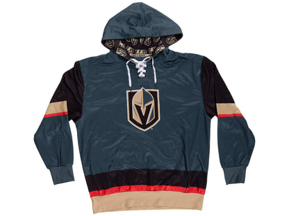 Vegas Golden Knights Hockey Lace Hoodie - www.Shopthatapp.com