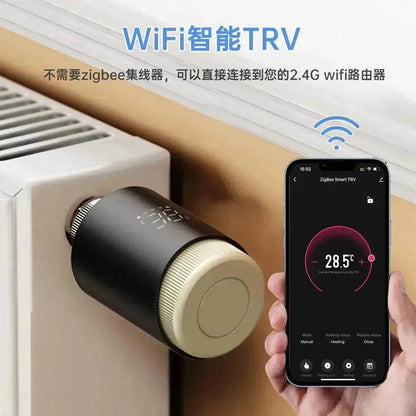 Graffiti Wifi Thermostatic Valve Mobile App Remote Control Smart Temperature Controller - www.Shopthatapp.com #