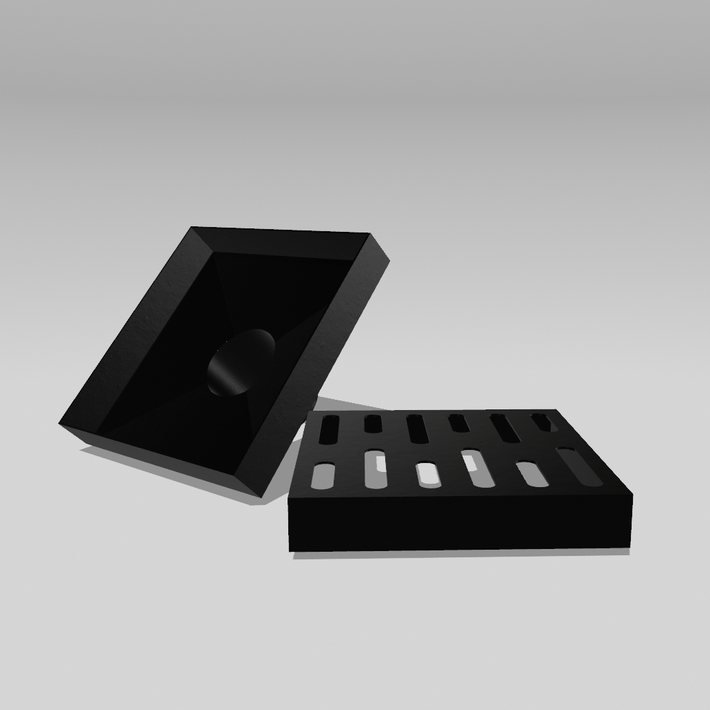 6″ × 6″ Square Shower Drain — SUS 304 Stainless, 2″ Outlet | Tile-In or Grate Cover — Brushed Nickel, Brushed Gold, Matte Black - www.Shopthatapp.com