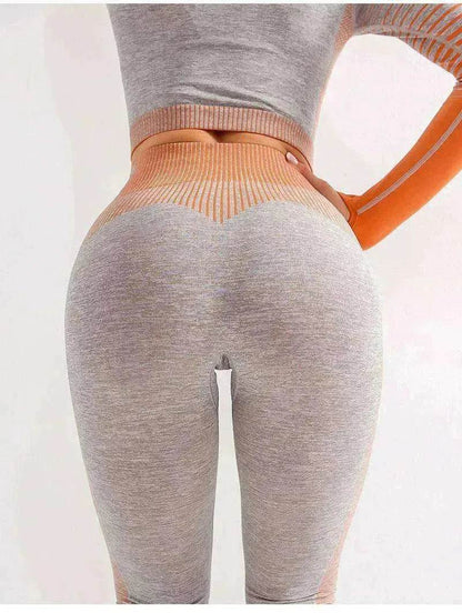 Gym High Waist Leggings Women Knitted Workout Running Yoga Pants - www.Shopthatapp.com #