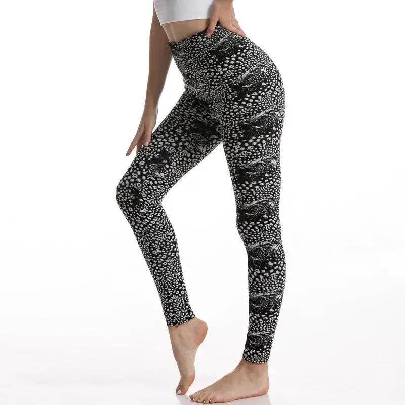 Gym High Waist Leopard Print Leggings - www.Shopthatapp.com #