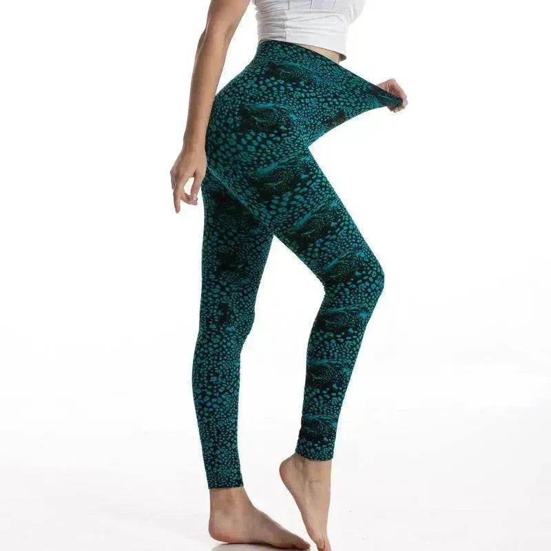 Gym High Waist Leopard Print Leggings - www.Shopthatapp.com #