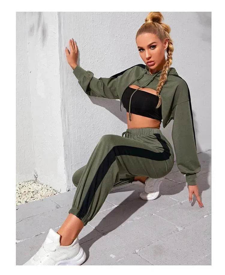 Gym Running Yoga Wear Loose Casual Sports Suit - www.Shopthatapp.com #