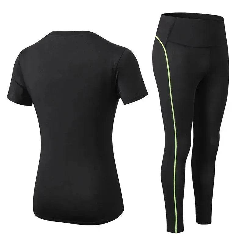 Gym training tights pants suit sportswear - www.Shopthatapp.com #