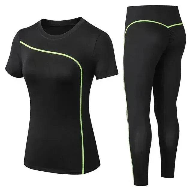 Gym training tights pants suit sportswear - www.Shopthatapp.com #