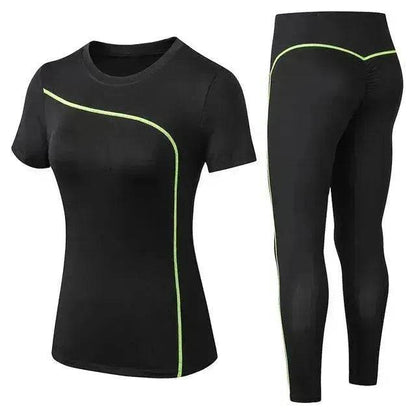 Gym training tights pants suit sportswear - www.Shopthatapp.com #