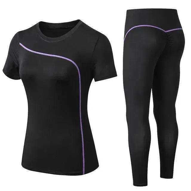 Gym training tights pants suit sportswear - www.Shopthatapp.com #