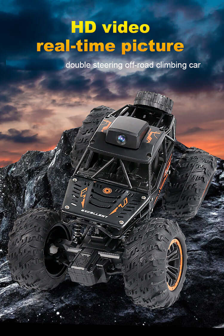 1:18 RC Car with 720P HD Camera - WiFi FPV Climbing SUV Toy | KidsToyLover - www.Shopthatapp.com
