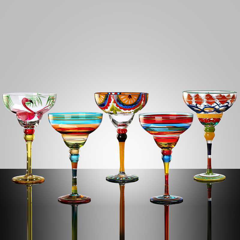 Decorative Margarita Glasses - www.Shopthatapp.com