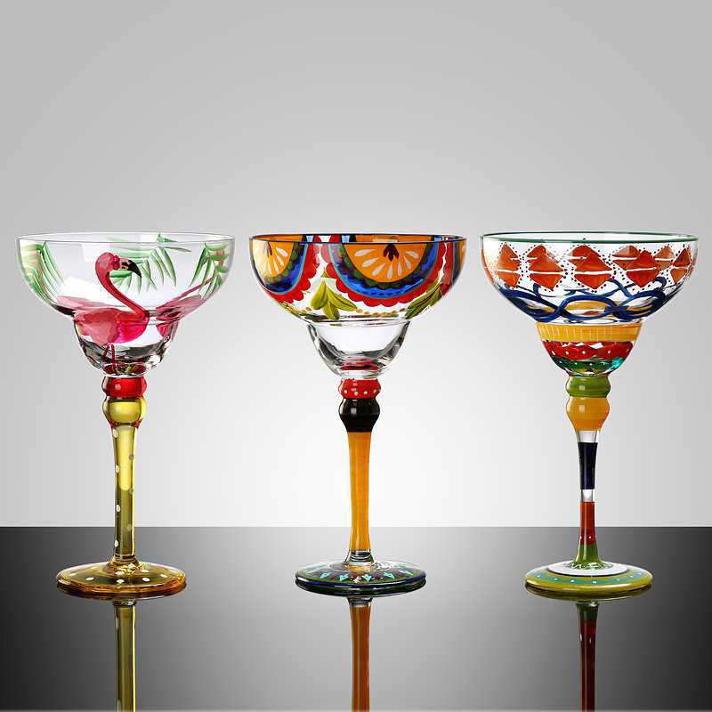 Decorative Margarita Glasses - www.Shopthatapp.com