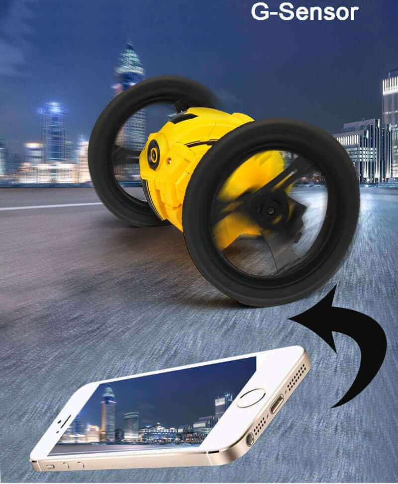 WiFi RC Bounce Car with HD Camera - 2.4GHz Jumping Sumo | KidsToyLover - www.Shopthatapp.com