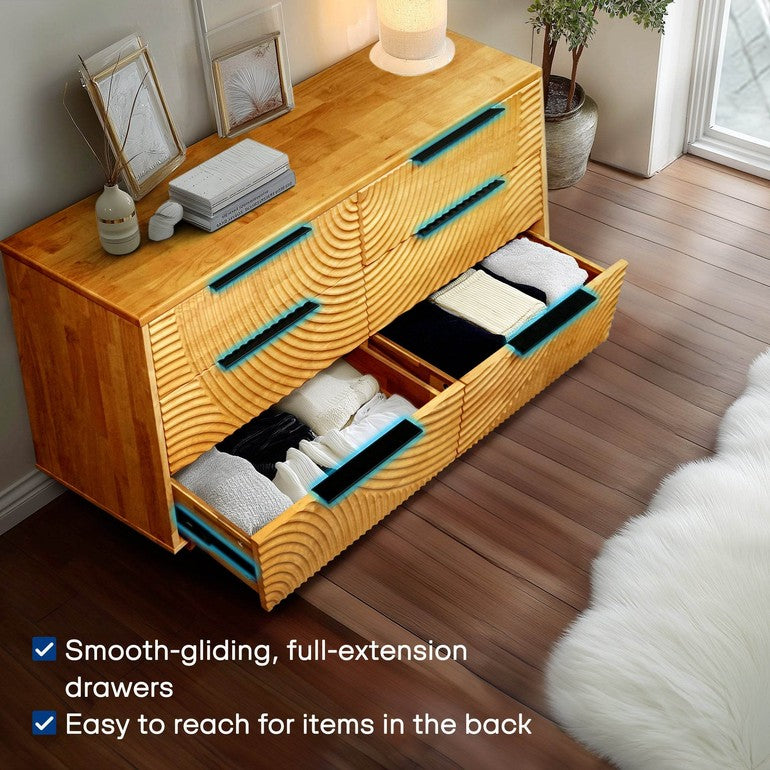 Harmony Dresser with 6 Drawers - www.Shopthatapp.com