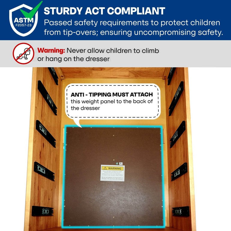 Harmony Dresser with 5 Drawers - www.Shopthatapp.com