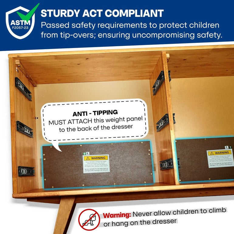 Harmony Dresser with 6 Drawers - www.Shopthatapp.com