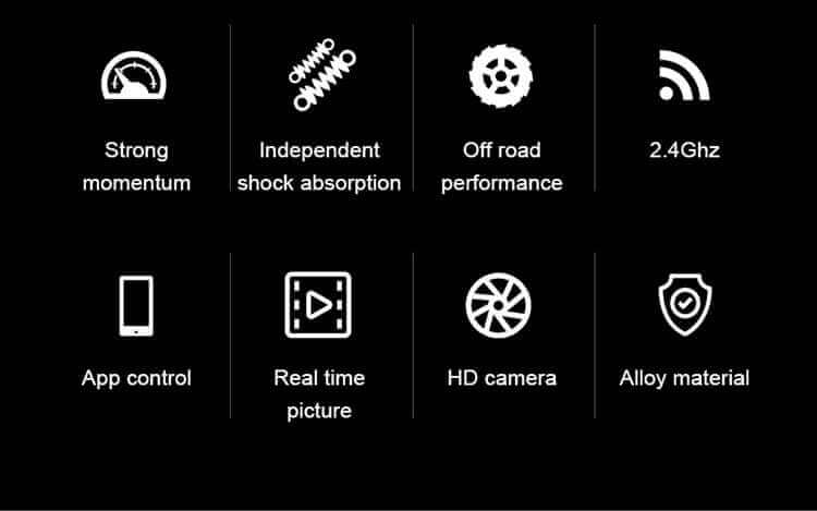 1:18 RC Car with 720P HD Camera - WiFi FPV Climbing SUV Toy | KidsToyLover - www.Shopthatapp.com