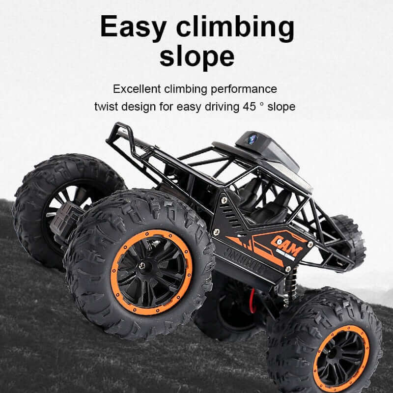 1:18 RC Car with 720P HD Camera - WiFi FPV Climbing SUV Toy | KidsToyLover - www.Shopthatapp.com