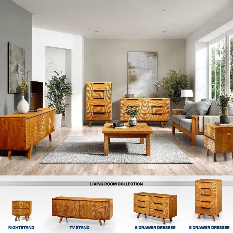 Harmony Dresser with 6 Drawers - www.Shopthatapp.com