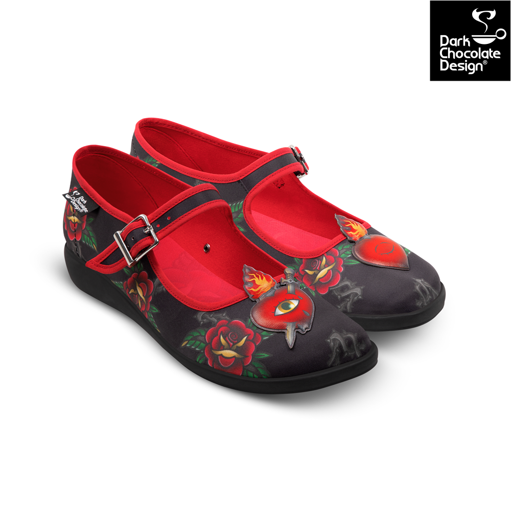 Hot Chocolate Design Heart MJ-Women/Teen Girls shoes-www.Shopthatapp.com-Popping Candy