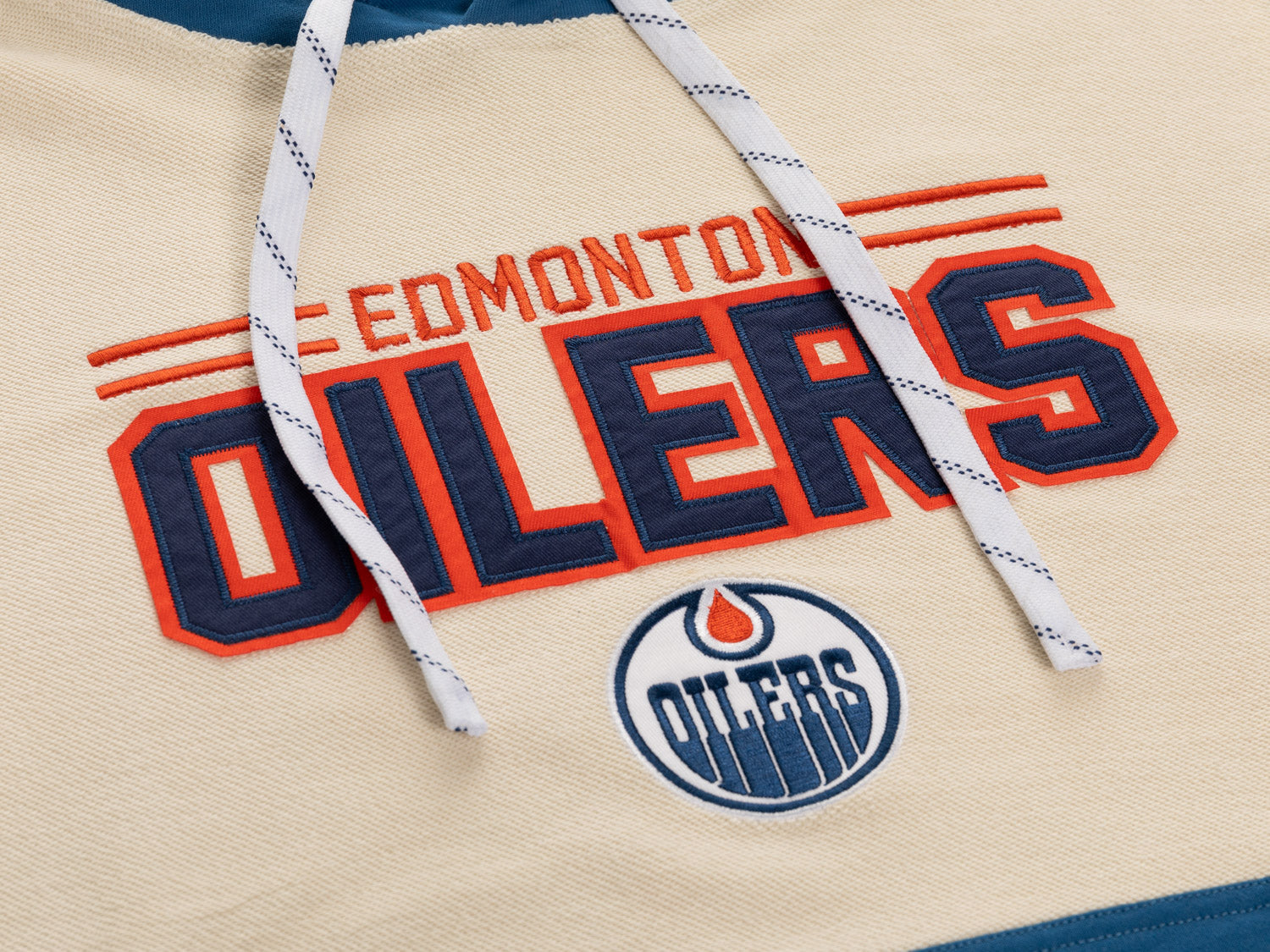 Edmonton Oilers NHL Unisex Reverse Terry Retro Premium Hoodie - www.Shopthatapp.com