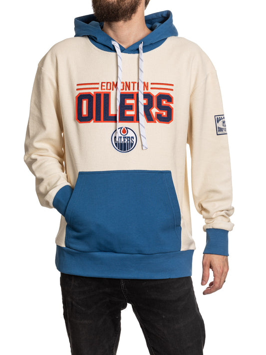 Edmonton Oilers NHL Unisex Reverse Terry Retro Premium Hoodie - www.Shopthatapp.com