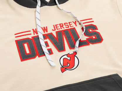 New Jersey Devils NHL Unisex Reverse Terry Retro Premium Hoodie - www.Shopthatapp.com