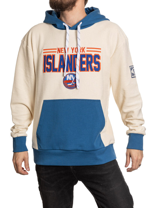 New York Islanders NHL Unisex Reverse Terry Retro Premium Hoodie - www.Shopthatapp.com