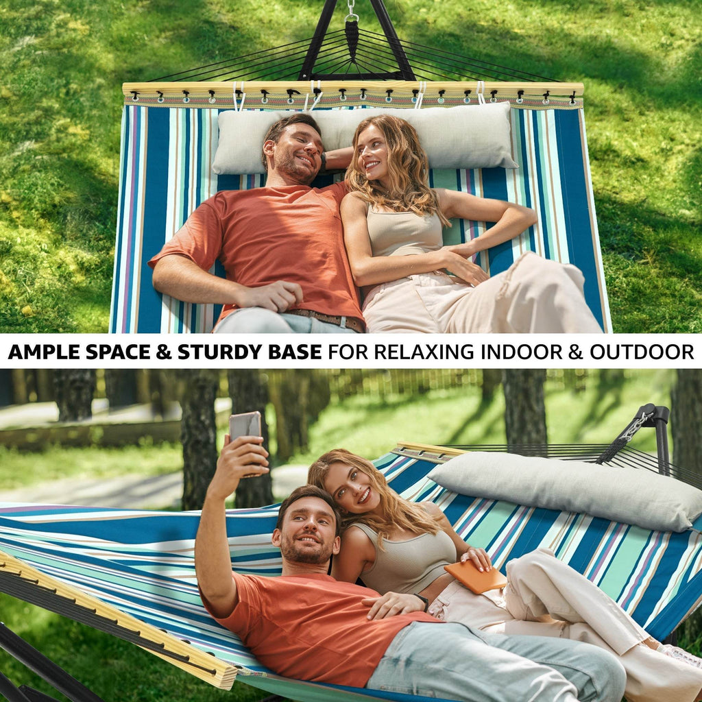 Tranquillo Unity Canvas Hammock Stand - www.Shopthatapp.com