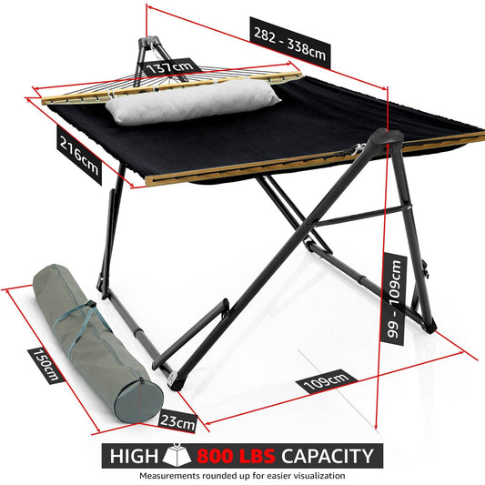 Tranquillo Unity Canvas Hammock Stand - www.Shopthatapp.com
