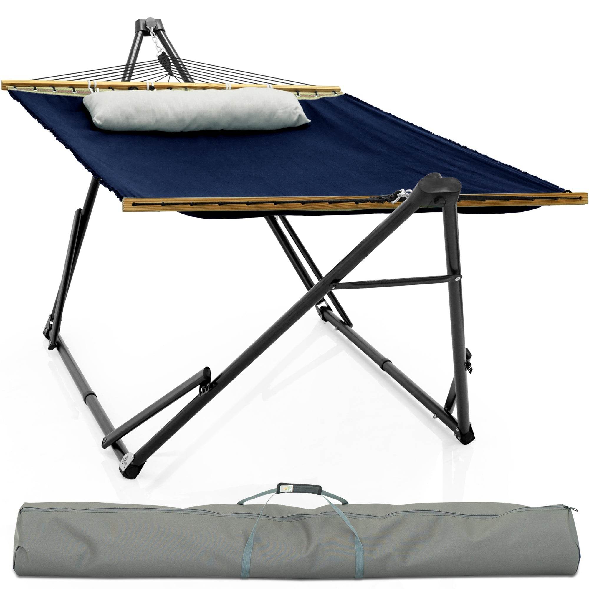 Tranquillo Unity Canvas Hammock Stand - www.Shopthatapp.com