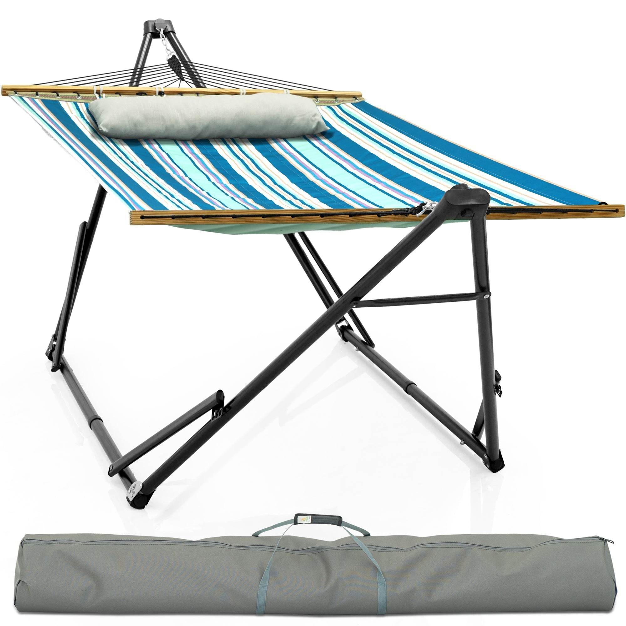 Tranquillo Unity Canvas Hammock Stand - www.Shopthatapp.com