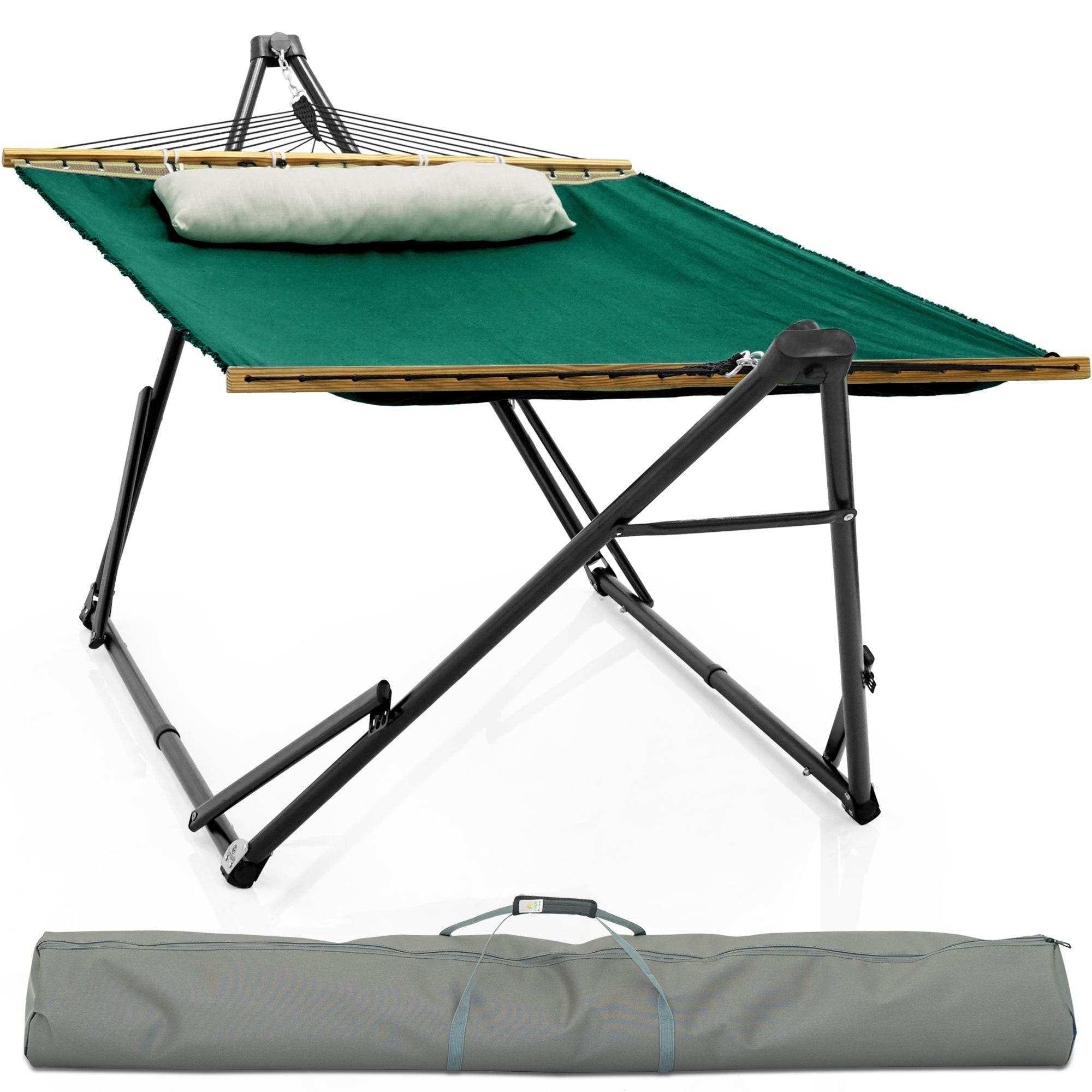 Tranquillo Unity Canvas Hammock Stand - www.Shopthatapp.com