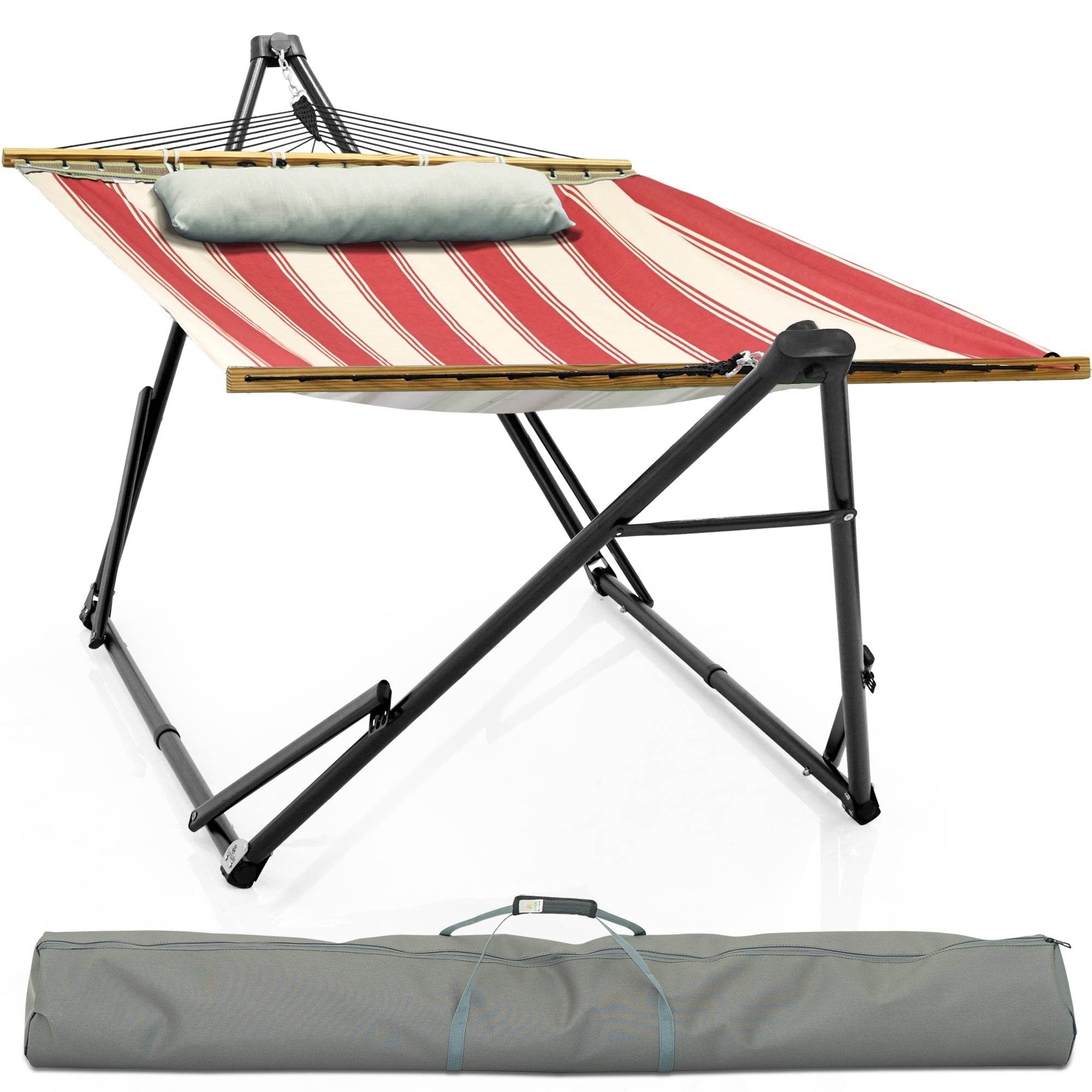 Tranquillo Unity Canvas Hammock Stand - www.Shopthatapp.com